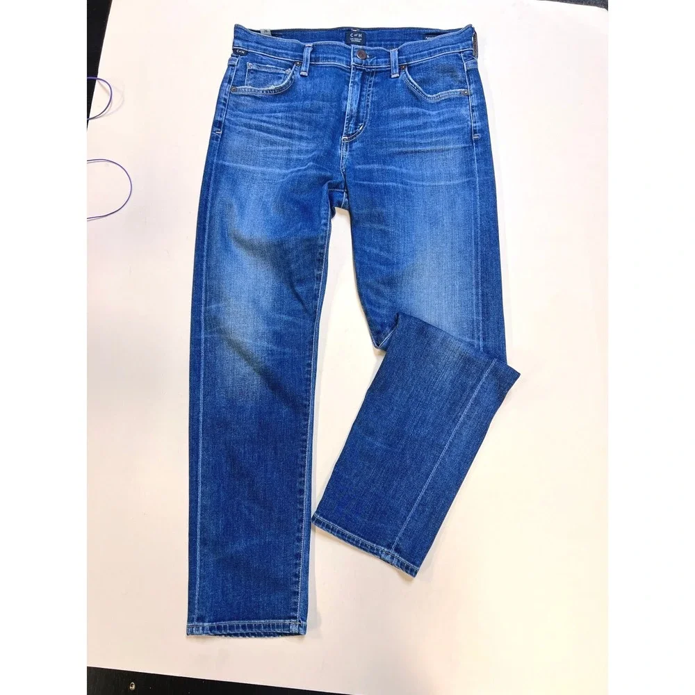 Citizens of Humanity Agnes Crop Jeans Womens 26 Blue Excellent High Rise Skinny